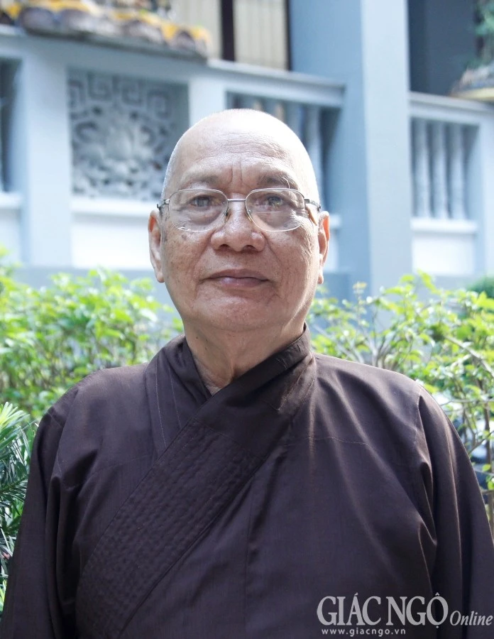 HT.Thích Thiện Tánh - Ảnh: Vũ Giang